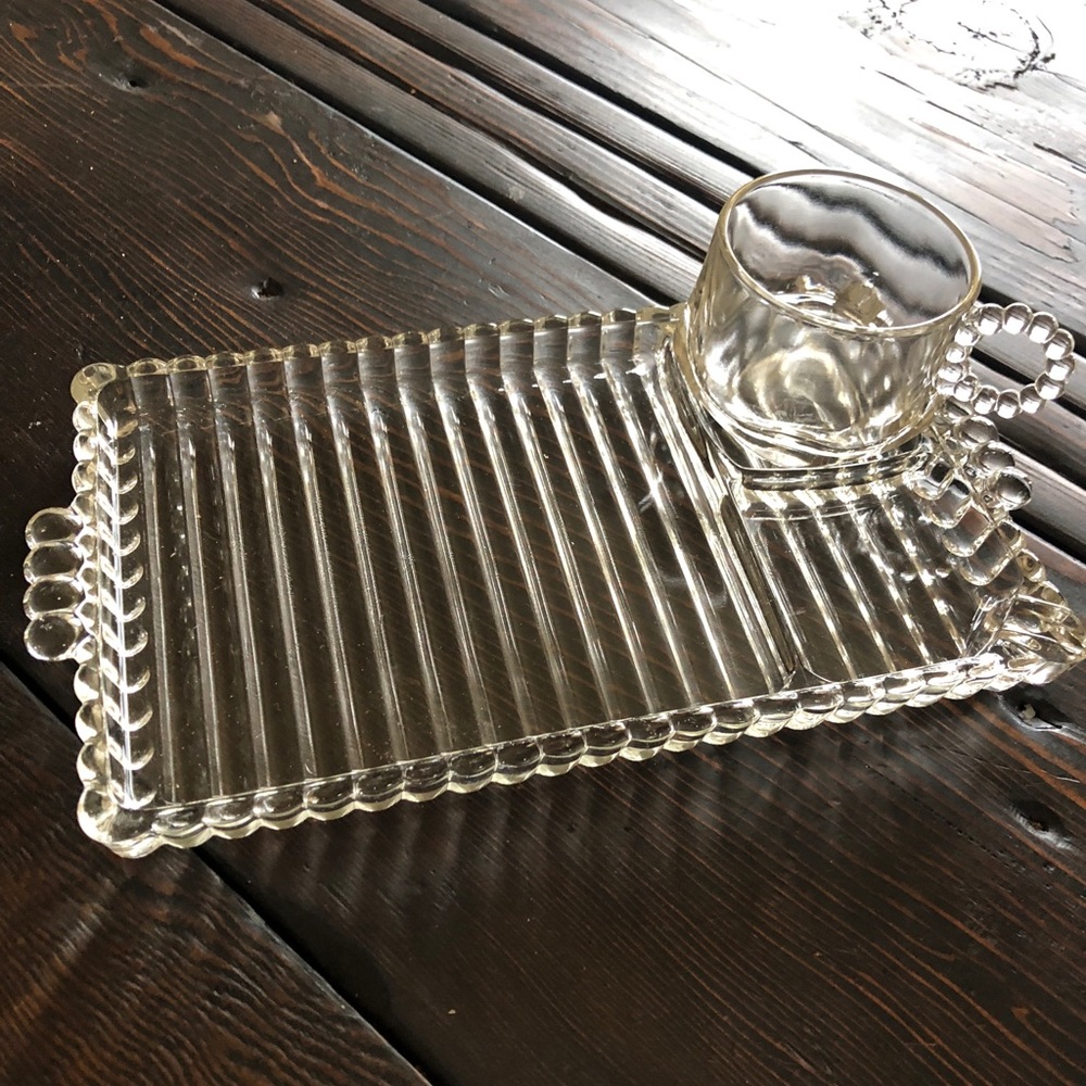 Vintage Hazel Atlas snack/luncheon trays